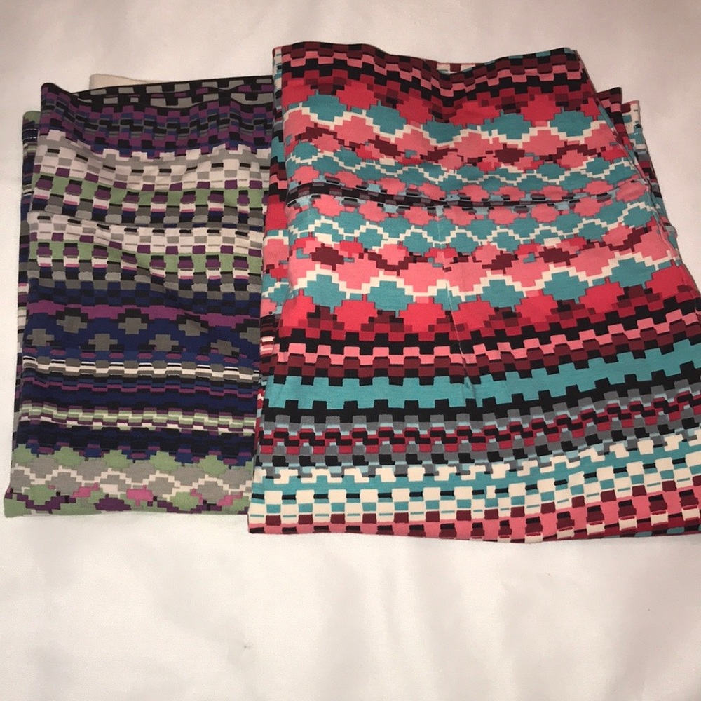 (2) Forever 21 Aztec Skirts Sz. XL
